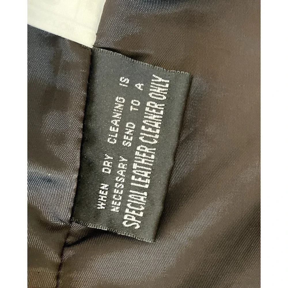 Vintage Wilson's Men's Black‎ Leather Thinsulate Hooded Jacket (1990s)